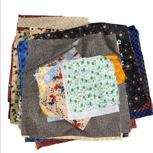 Floral fabric square - read description